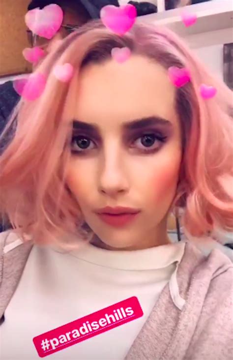 Emma Roberts Shows Off Her Pink Hair On Instagram Allure