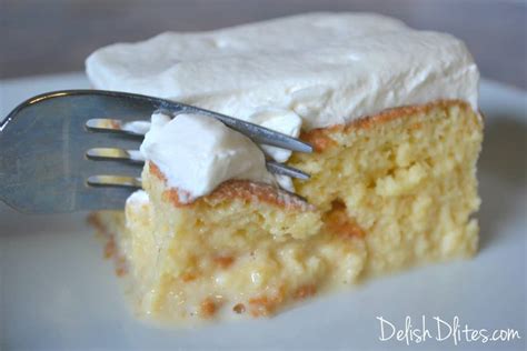 Torta De Tres Leches 3 Milks Cake Delish Dlites
