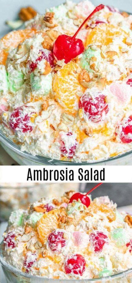 · strawberry fluff jello salad (most popular) · orange fluff jello salad · honey lime fresh fruit salad . Fruit salad with whipped cream christmas 53 ideas | Easter ...