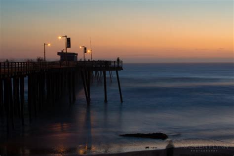Pismo Beach Pier Sunset By Nadeen Flynn