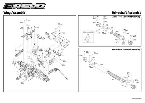 Exploded View Traxxas E Revo 2 18 Brushless Tqi Tsm Rtr Pohon Astra