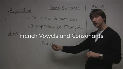 French For Beginners Learning Vowels And Consonants Youtube