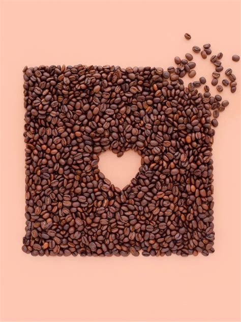 Heart Shape In Coffee Seeds Pixahive