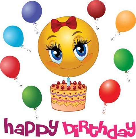 Happy Birthday Emoji Birthday Emoticons Happy Birthday Smiley