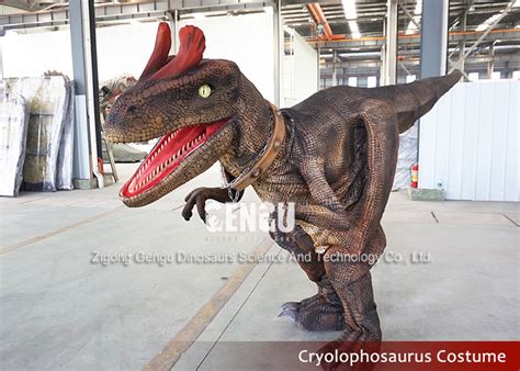Dilophosaurus Costume Adult Realistic Raptor Animatronic Costume Buy