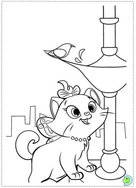 Disney Marie Cat Coloring Pages Download And Print For Free