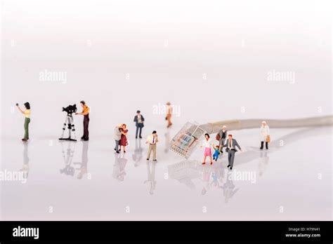 Miniature People Stock Photo Alamy