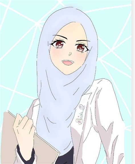 Gambar Kartun Dokter Muslimah Cantik Denah