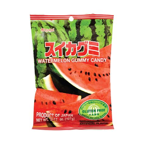 Kasugai Gummy Watermelon Gummy Candy 107g Jelly Beans
