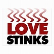 Love Stinks Postcard | Zazzle
