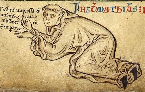 Matthieu Paris — Wikipédia Illuminated Manuscript Benedictine Monks
