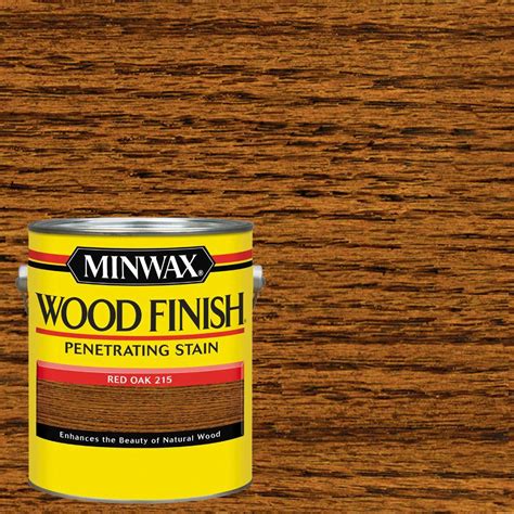 Minwax Qt Wood Finish Red Oak Oil Based Interior Stain