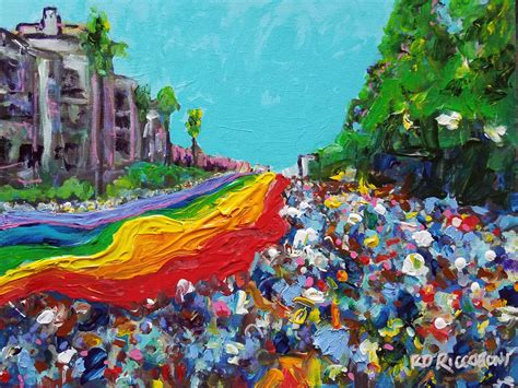 The Lgbtq Pride Parade San Diego Painting