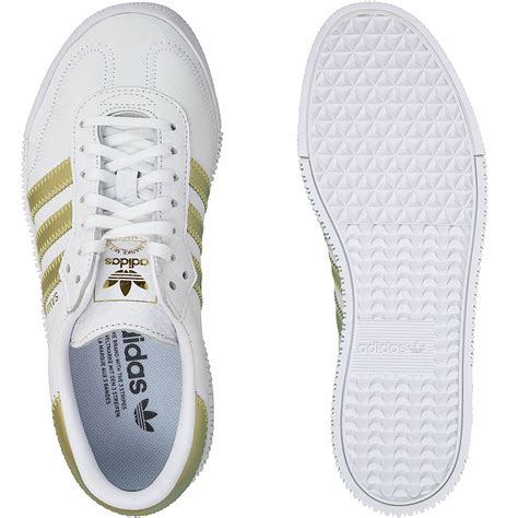 Kaufen adidas sneaker weiß gold günstige de! Adidas Originals Damen Sneaker Sambarose weiß/gold - hier ...