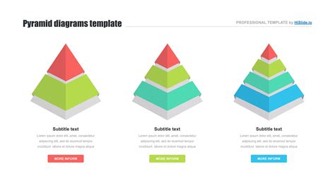 3d Pyramid Powerpoint Ppt Blank Template Free Download