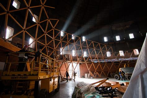 Gallery Of This Wooden Geodesic Dome Contains The Worlds Largest