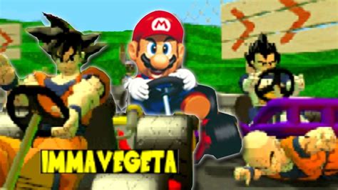 Dragon ball kart 64 features the characters goku, frieza, trunks, krillin, piccolo, beerus, vegeta and cell. Super Dragon Kart 64 - YouTube