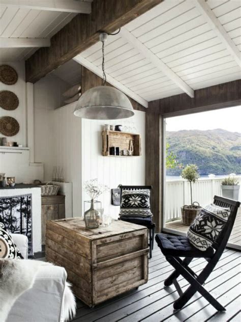 Living And Set Up A Cottage With Scandinavian Design Interior