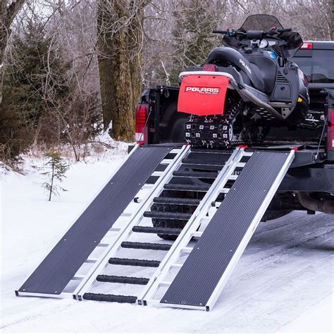 Black Ice 7 10 Folding Snowmobile Ramp Black Widow