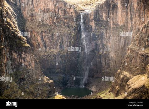 Maletsunyane Falls In Lesotho Africa Stock Photo Alamy