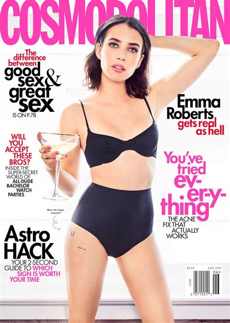 Emma Roberts Topless And Sexy For Cosmopolitan Magazine Thefappening Link