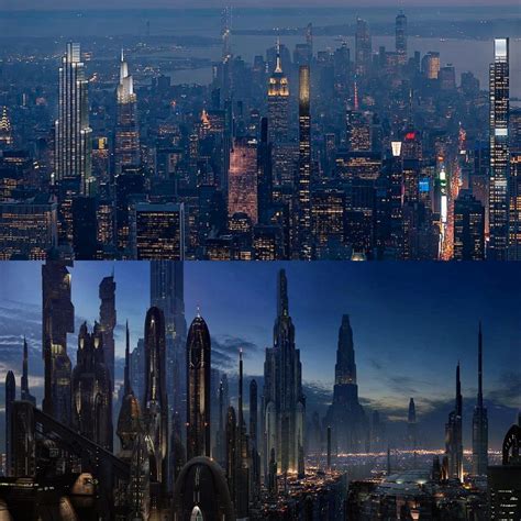 New York Skyline In 2026 Compared With Coruscant Rstarwars