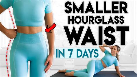 Smaller Hourglass Waist In 7 Days 10 Minute Home Workout Youtube