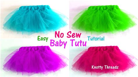 Tutu Skirts How To Make A No Sew Tutu For Babies Easy Pretty