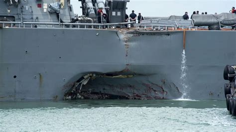 Bodies Of Some Of The 10 Missing Us Sailors Found After Collision O