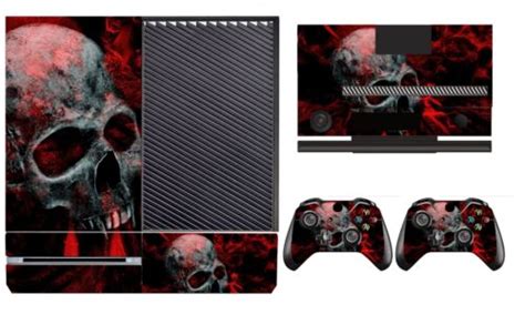 Skull 251 Vinyl Cover Skin Sticker For Xbox One And Kinect And 2 Controller