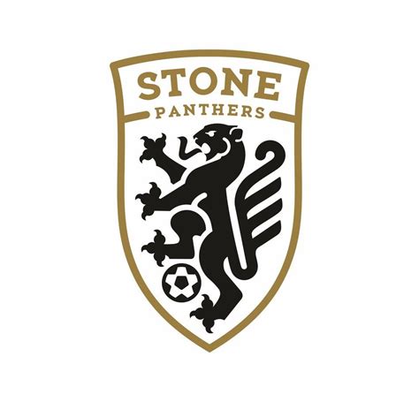 Crest Logo Design For Stone Panthers Soccer Club By Veronika Žuvić