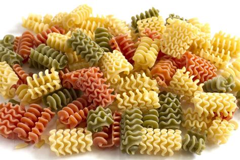 Italian Pasta Of Spiral Shaped Stock Photo Image 25080590