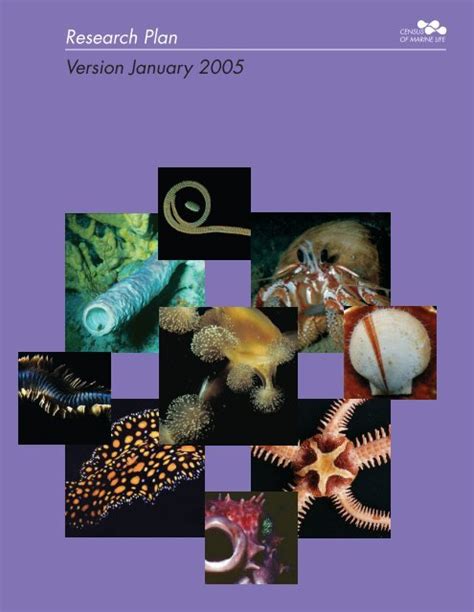 Census Of Marine Life Research Plan Version 2005 Coml