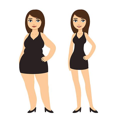 Royalty Free Fat And Thin Clip Art Vector Images And Illustrations Istock