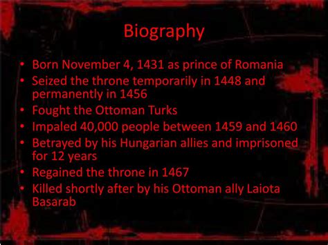 Ppt Vlad The Impaler Powerpoint Presentation Free Download Id1960403