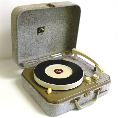 Rca Victor Victrola Suitcase Record Player 1950s Vinyls Pinterest