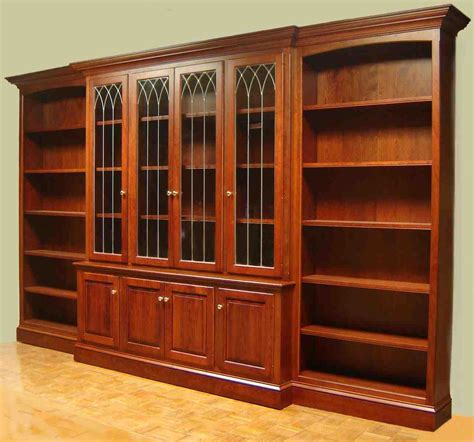 Book Shelves With Glass Doors Decor Ideas