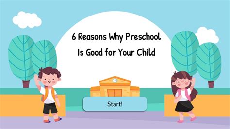Ppt 6 Reasons Why Preschool Is Good For Your Child Powerpoint