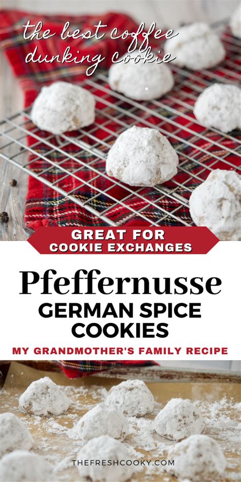Pfeffernusse Cookies German Spice Cookies • The Fresh Cooky