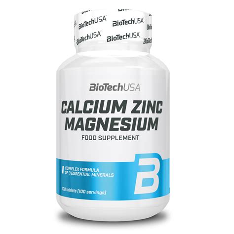 Calcium Zinc Magnesium 100tab Biotechusa 3190 Ft LegolcsÓbban