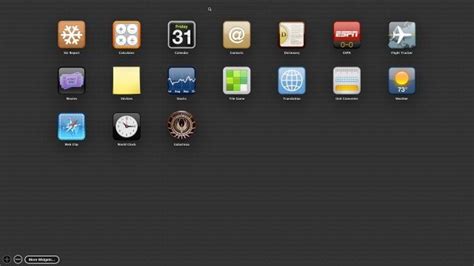 Add New Ios Style Widgets To Mountain Lion Dashboard Os X Tips Cult
