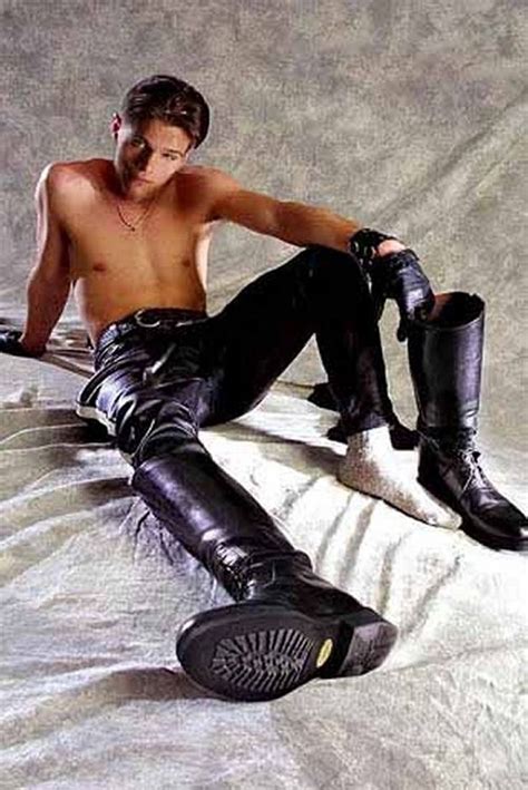 38 Best Men Wearing Leather Images On Pinterest Leather Men Leather