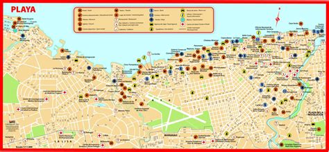 Plano De Playa La Habana 2011 Cuba Map Map Screenshot
