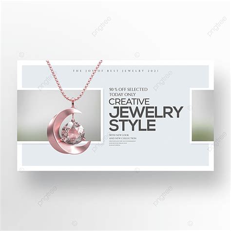 Simple High End Diamond Jewelry Web Banner Template Download On Pngtree