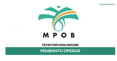 permohonan rasmi di buka permohonan jawatan kosong lembaga minyak sawit malaysia (mpob). Jawatan Kosong Terkini Lembaga Minyak Sawit Malaysia (MPOB ...