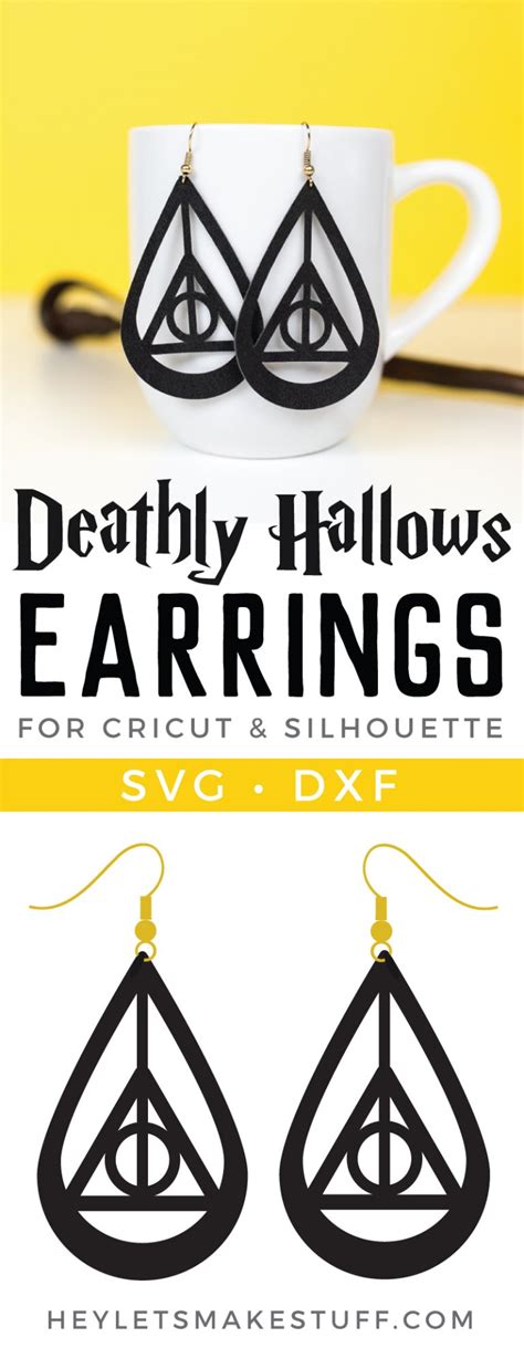 Diy Harry Potter Deathly Hallows Earrings Hey Lets Make Stuff