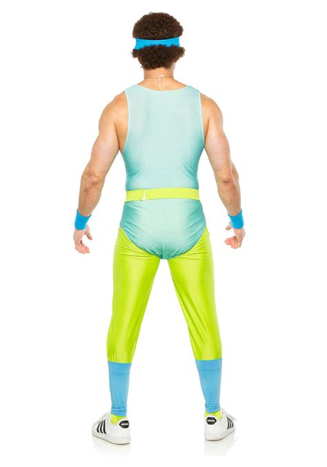 80s Gym Instructor Costume For Men
