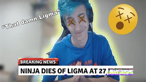 What Actually Is Ligma Rip Ninja Youtube