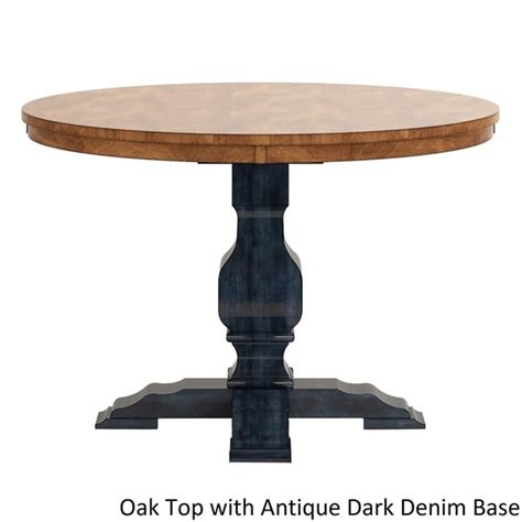 Shop Eleanor Two Tone Round Solid Wood Top Dining Table By Inspire Q Classic On Sale Free