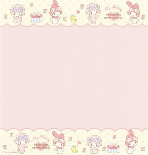 Sanrio My Melody Volume Letter Set 2015 My Melody Wallpaper